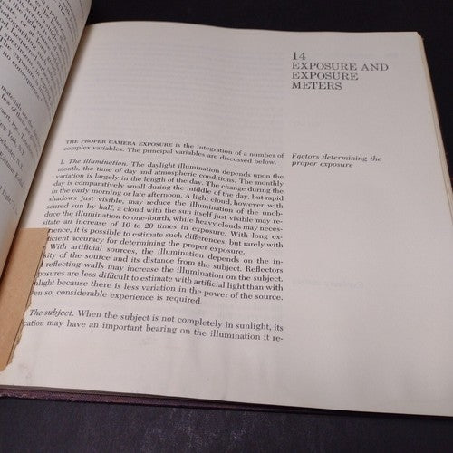 Fundamentals of Photography by C. B. Neblette -Hardcover -1978 -Vintage