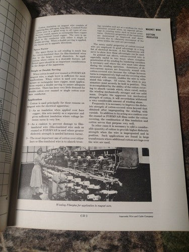 Anaconda Magnet Wire and Coils by Anaconda Supply Company -1948 -Paperback