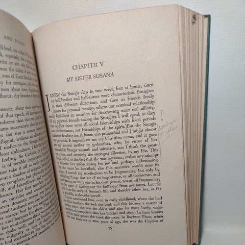 PERSONS AND PLACES: The Background of My Life By George Santayana 1944 Hardcover