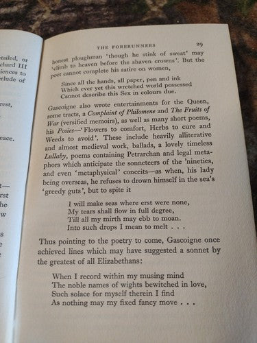 Elizabethan Literature By Helen Morris -1958 -HCwDJ -Classic Literature vintage