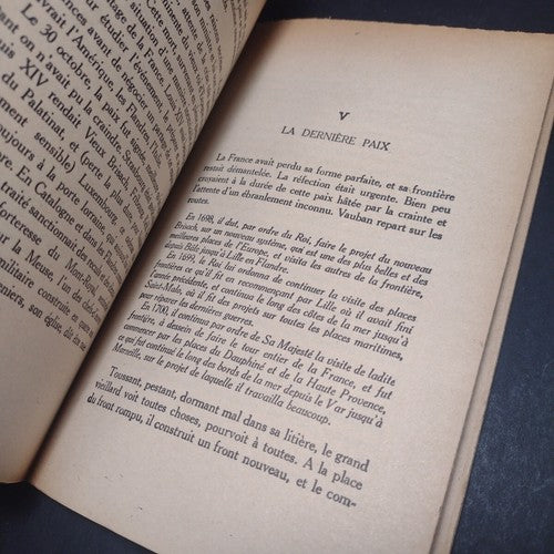 Vauban, Daniel Halevy -1924 French Paperback -Ex libris Copy