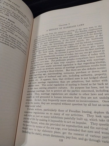 Marriage And The Family, Ray E. Baber (1939) 1st edition, 2nd impression