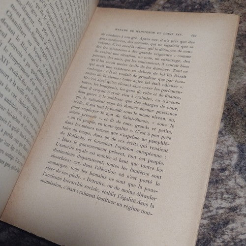 The Great French Writers Saint-Simon By Gaston Boissier 1899 2nd Ed Paperback