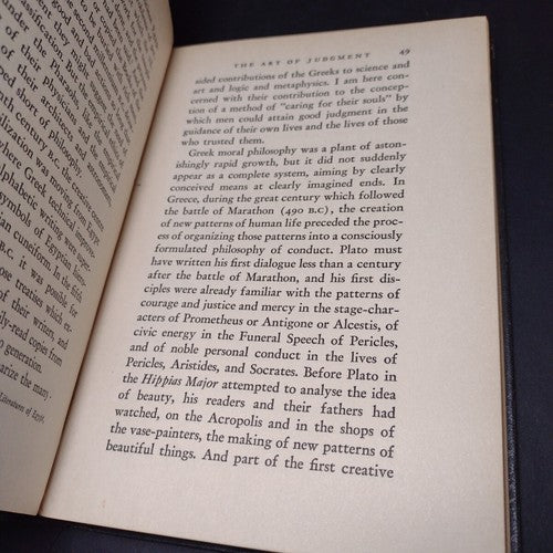 Social Judgment by Graham Wallas -Hardcover -1935 -Vintage Sociology