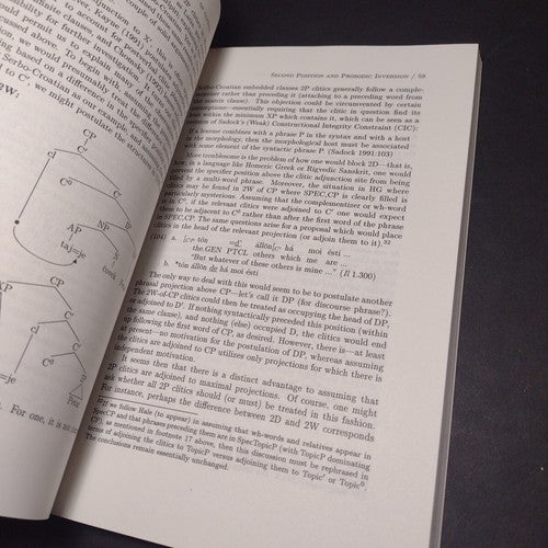 Dissertations In Linguistics: On the Morphology of Clitics by Aaron Halpern 1995