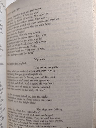 The Odyssey By Homer -1961 -HCnoDJ -Doubleday -Literary Classics