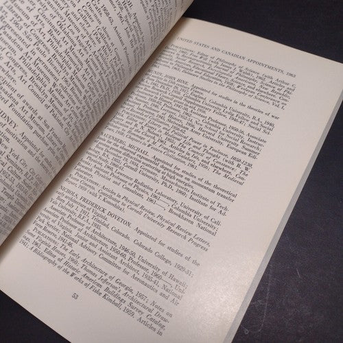 John Simon Guggenheim Memorial Foundation 1963 and 1964 Reports of the President