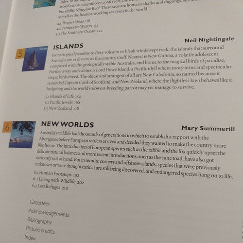 Wild Australasia by Mary Summerill & Neil Nightengale -2003 Hardcover