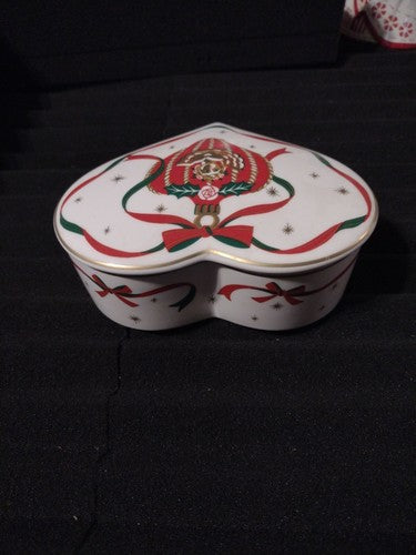Bone china Candy Dish, Christmas Theme By Christopher Stuart