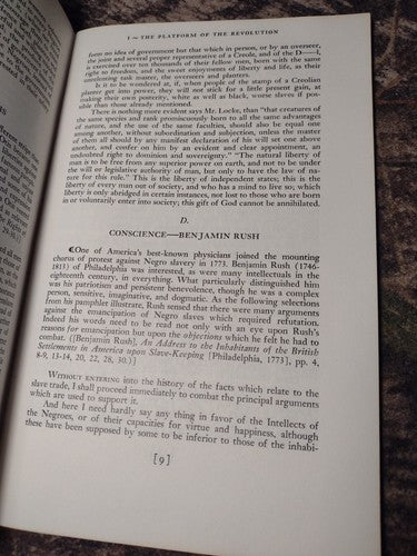 The Negro Versus Equality, 1762-1826 by Winthrop Jordan -Paperback 1969 -Vintage