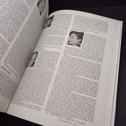 International Celebrity Register U.S. Edition -1959 First Edition Hardcover