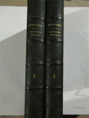 Histoire Comparee Des Litteratures Espagnole Et Francaise (1843) A.Puibusque. .