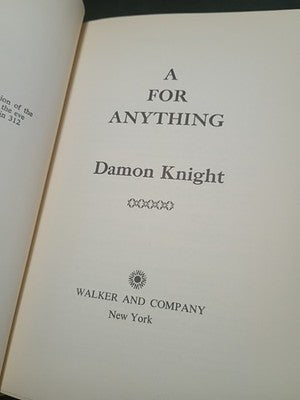 Damon Knight Hardcover Books Bundle, 6 Books Total: Dark Side, EV, Beyond, +More