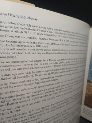 The Lighthouses Of Victoria by Dacre Smyth 1980 HCwDJ Signed by author