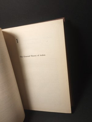 Toward a General Theory of Action by Talcott Parsons -Hardcover 1952 Psychology