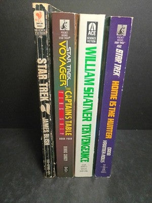 Star Trek 7 And Voyager 4 Book Bundle Paperback