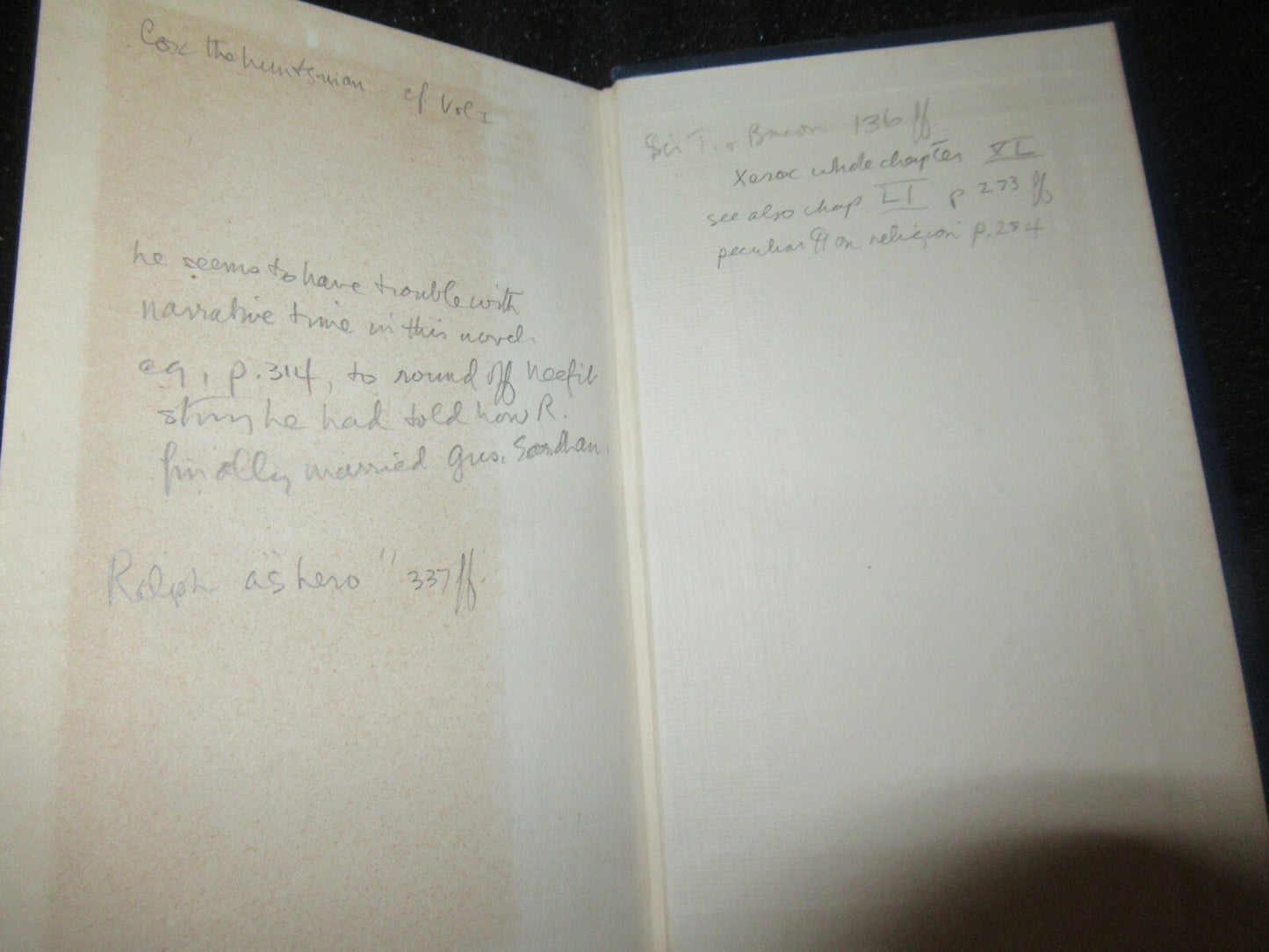 RALPH THE HEIR, Anthony Trollope 1939 Vol. 2 HC