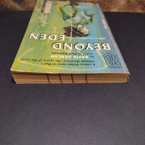 BEYOND EDEN By David Duncan -1955 -Paperback -Vintage Science Fiction