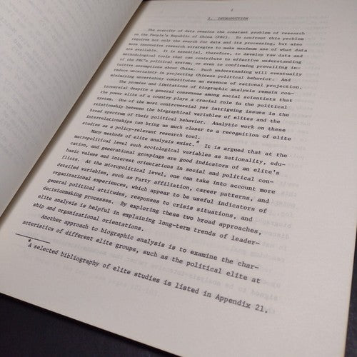 A Biographical Approach to Chinese Political Analysis by George C. S. Sung -1975