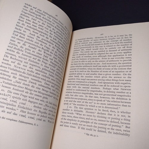 The Foundations of Arithmetic by J.L. Austin English/German 1950 Hardcover
