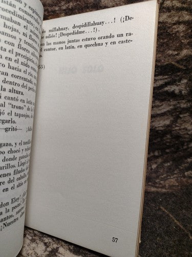 El Forastero Y Otros Cuentos by Jose Arguedas -1972 -Paperback -Spanish Lit.