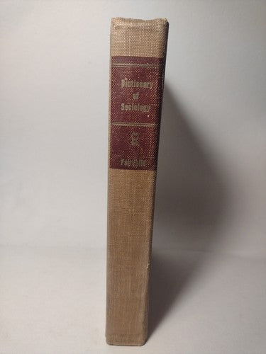 Dictionary of Sociology by Henry Fairchild -hardcover -1944 -Vintage Sociology