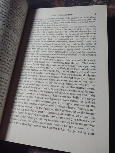 Ill Fares the Land by Carey McWilliams -1967 -Reprint -Hardcover -Literature