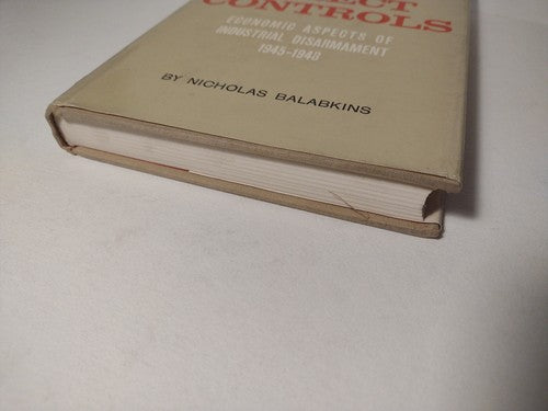 GERMANY UNDER DIRECT CONTROLS by Nicholas Balabkins -1964 -Hardcover -History