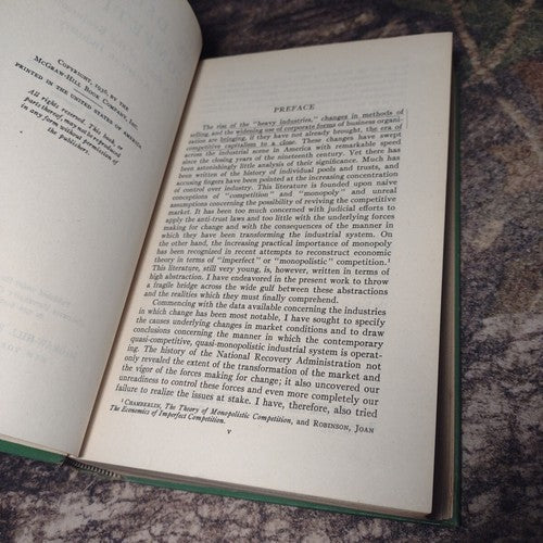 The Decline of Competition by Arthur Robert Burns -Economics -1936 Hardcover