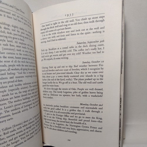 Locked Rooms and Open Doors by Anne Morrow Lindbergh -1st Ed. Hardcover -1974