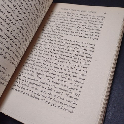Building The American Nation by Nicholas Murray Butler -1923 Hardcover -History