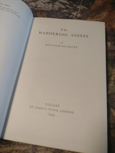 The Wandering Saints by Eleanor Duckett -HCwDJ -1959 -Vintage Religion Books