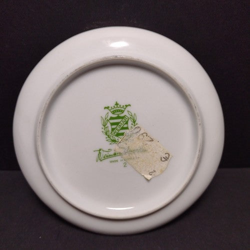 Weimar Germany Porcelain Decorative Plate, "Goethe Und Schiller Am Shreibpult"