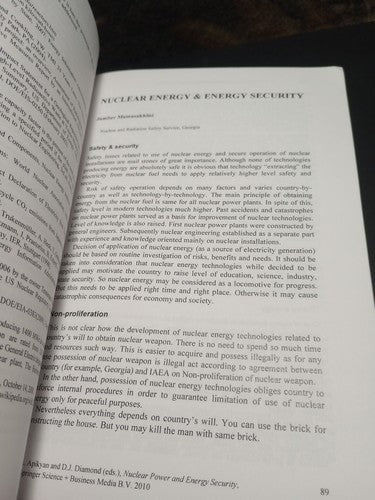 Nuclear Power and Energy Security by Samuel Apikyan (English) Paperback Book