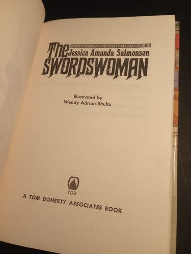 The Swordswoman by Jessica Amanda Salmonson HCDJ BCE 1982
