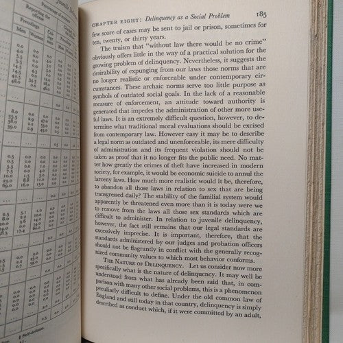 Social Problems by Francis Merrill –1950 -HCnoDJ -1st Edition -Sociology