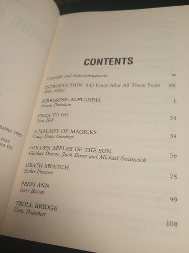 The Mammoth Book of Comic Fantasy (Mammoth Books) Ashley, Mike BCE HCDJ