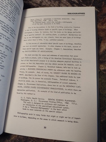 Building Construction: A Guide to Information Sources Howard Bentley -1964 -HC