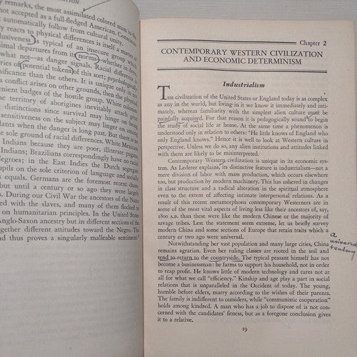 Social Organization by Robert H. Lowie - 1948 Hardcover no dj - Rinehart & Co.