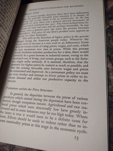 Public Affairs Pamphlets No. 11 1937: Readjustments Required for Recovery