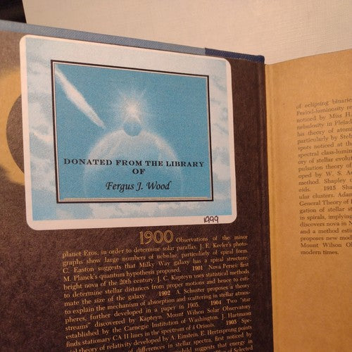 1962 "Astronomy Of The 20th Century" 1st Edition 1st Print Hardcover Struve
