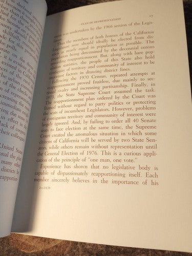The California Legislature 1974 Edition Hardcover By Joseph Allan Beek