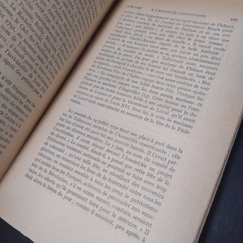 Talleyrand (1754-1838) Tome 1, G. Lacour-Gayet -Paperback -1930 -3rd Printing