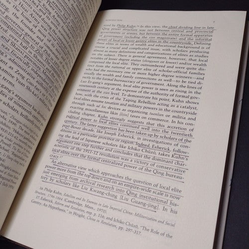 Power and Politics in Late Imperial China by Stephen MacKinnon -Hardcover -1980