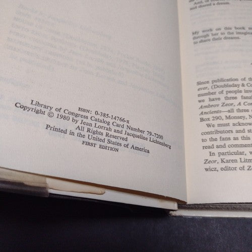 First Channel by Jean Lorrah -Hardcover -1980 -1st Edition -Science Fiction