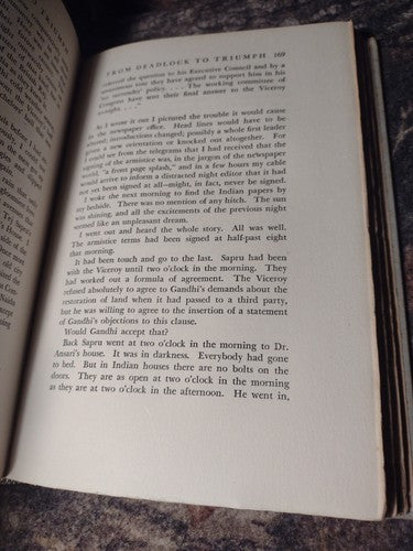 Naked Faquir by Robert Bernays -1932 -Hardcover -History Of Ghandi -Vintage