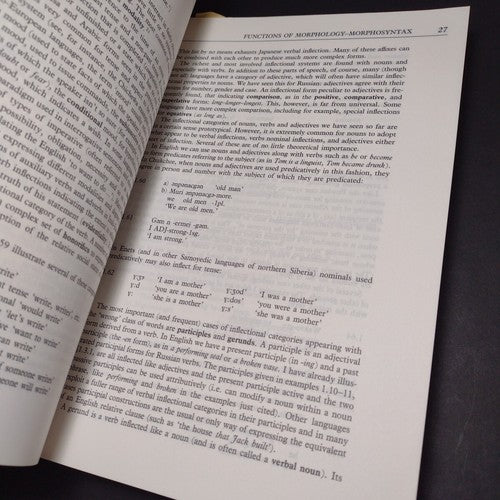Morphological Theory: An Introduction to Word Structure in Generative Grammar