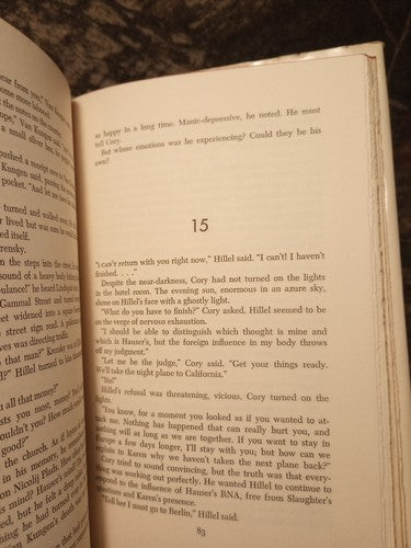 Curt Siodmak HAUSER'S MEMORY Book Club Edition 1968 Hardcover Fiction