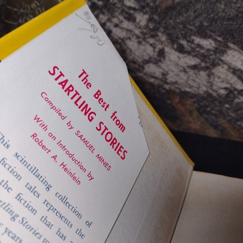 The Best From Startling Stories by Samuel Mines -Hardcover -1953 -1st Edition