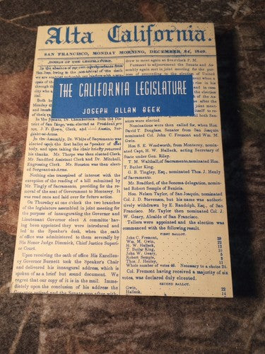 The California Legislature 1974 Edition Hardcover By Joseph Allan Beek
